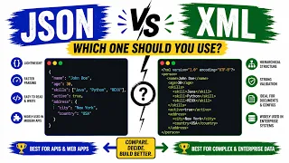 JSON vs XML Which One Should You Use JSON Format XML Format
