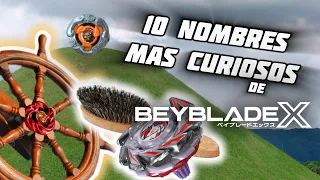 LOS 10 NOMBRES MAS CURIOSOS DE LOS BEYBLADE X
