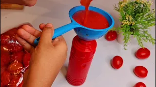 الكاتشب المظبووووووط قوي وتخزين الطماطم 