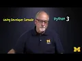 How to use Using Developer Console to Explore HTTP Python Exploring Console Browser Inspect