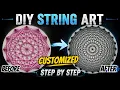 I Customized My Old String Art Before After Transformation