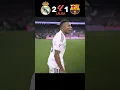 Lagu Real Madrid vs Barcelona 2-1 highlights #football #youtube #shorts