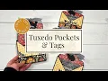Interactive Tuxedo Pockets Tags Tutorial Farmhouse Mini Album Technique