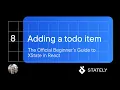 React XState Tutorial - Adding a todo item