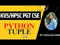 Python Tuples Tuple Methods with Example in Python Learn Python for PGT Computer Exam
