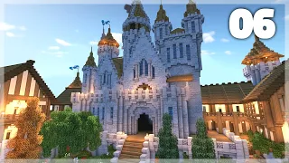 Minecraft How to Build a Medieval Castle Huge Medieval Castle Tutorial - Part 6