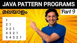 Java Pattern Programs Malayalam mathewjosephta1 Mathew Joseph T A