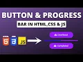 Button with Progress Bar in HTML CSS and JavaScript Source code
