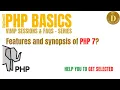 PHP Basics IMP PHP 7 features and summary