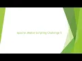 Apache JMeter Scripting Challenge 5