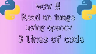 How to Read and Display an image using OpenCV python