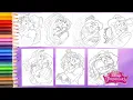 Coloring Disney Princess Prince Wedding Photoshoot - Coloring Pages
