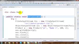Java Object Serialization