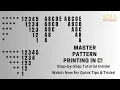 Part 4 Pattern in C Language Malayalam