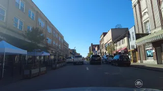 Driving Through Downtown Morgantown West Virginia - 4K Tour