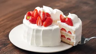 Magic Sponge Cake & Japanese Strawberry Shortcake | No Special Tools