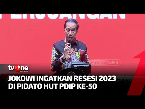Sambutan Presiden Joko Widodo di HUT Ke-50 PDI Perjuangan