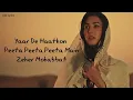 (LYRICS): Zeher Mohabbat - Afsana Khan| Sonal Chauhan|Taha Badussha| Lakshay - Siddharth| Dhrruv