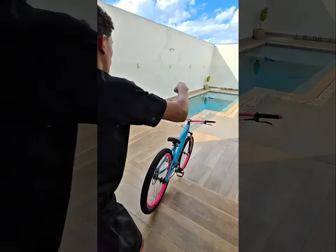 COMO EU CUIDO DA BIKE DO MEU AMIGO 😂🚲#bike #humor #grau #graudebike #viral