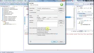 3 Learn Java Tutorial for Beginners Part 34 Handling Exceptions YouTube