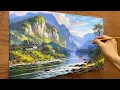 Download Lagu How to draw landscape painting \