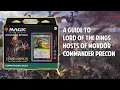 A Guide to Lord of the Rings Hosts of Mordor Commander Precon