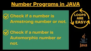 Java Number Programs Check Armstrong Automorphic Numbers Using Do While Loop ICSE 9 10