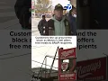Customers line up around the block as Manny s Deli offers free meals to SNAP recipients