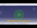 CATIA V5 Sketcher Exercise 22 Circular Pattern Mastery Complete Step-by-Step Tutorial