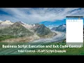 Total Control JS API-Business Script Execution and Exit Code Control