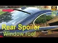 How to fit a rear window roof spoiler - step by step