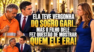 Ela teve vergonha do sogro gari… mas o filho dele fez questão de mostrar quem ele era!