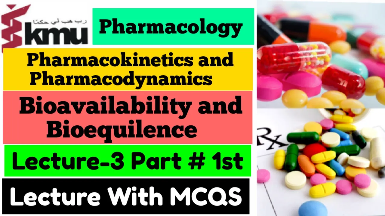Pharmacodynamics and Pharmacokinetics in Urdu/Hindi | Pharmacology Part-I | Farman KMU MCQS Pattern.