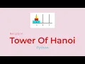 Tower of Hanoi Recursive solution implemented in python