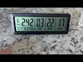 Digital Countdown clock up to 999 days