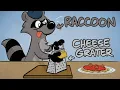 A Raccoon With A Cheese Grater Speed Drawing