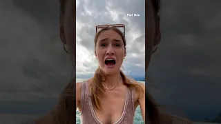 Evening trip into town, living on our boat ⚓️ PART ONE #sailing #boatlife #shorts