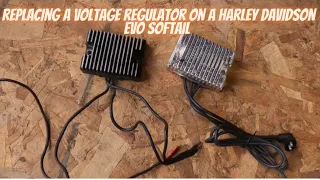 Harley Davidson voltage regulator replacement
