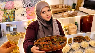 🏡 ليش أغيّر محتواي وأنا أحب حياتي مثل ما هي 🎀 روتين البيت والطبخ والبخور + مشتريات وملابس بناتية🛍
