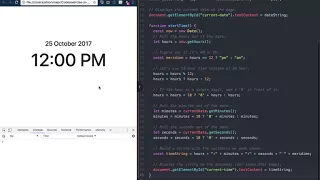 JavaScript Exercise - Clock ActiveTime 3 of 3