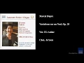 Marcel Dupre, Variations sur un Noel, Op. 20, Var. IX: Anime