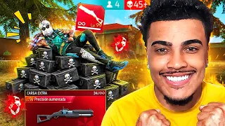 O PODER DA CARGA EXTRA EM 2026 - SOLO vs SQUAD - FREE FIRE 