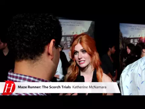 Download MP3 Katherine McNamara at The MAZE RUNNER: THE SCORCH TRIALS Premiere