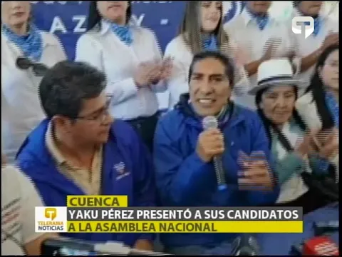 Yaku Pérez anunció una consulta popular para declarar a nuestro país libre de minería