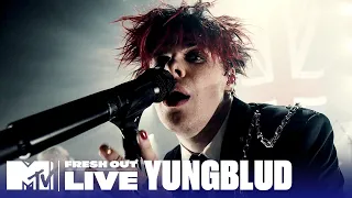 Download YUNGBLUD Performs “god save me, but don’t drown me out” Live! | #MTVFreshOut MP3