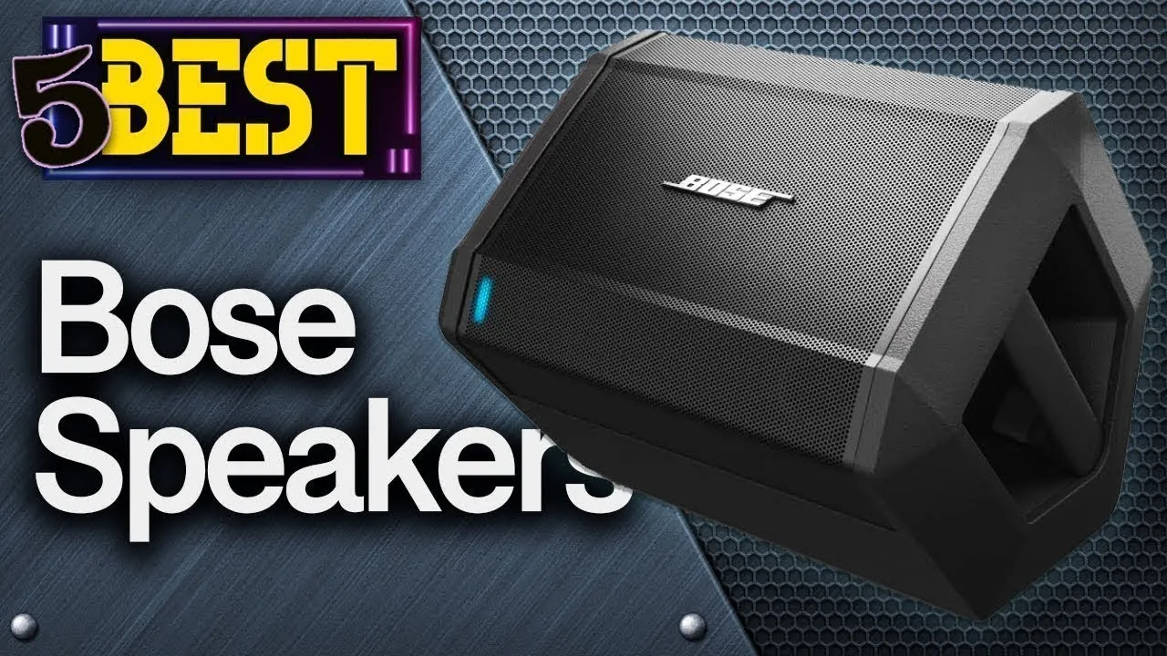 Experience top-notch sound quality with these top 5 Bose speakers