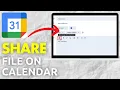 Download Lagu How To Send File On Google Calendar | Share File In Google Calendar 