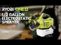 How-To RYOBI 18V ONE Gallon Electrostatic Sprayer Demo