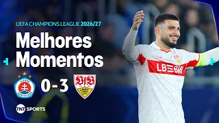 STUTTGART ATROPELA FORA DE CASA E SEGUE 100% NA CHAMPIONS! SLOVAN BRATISLAVA 0X3 STUTTGART