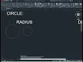Basic AutoCAD Commands - CIRCLE